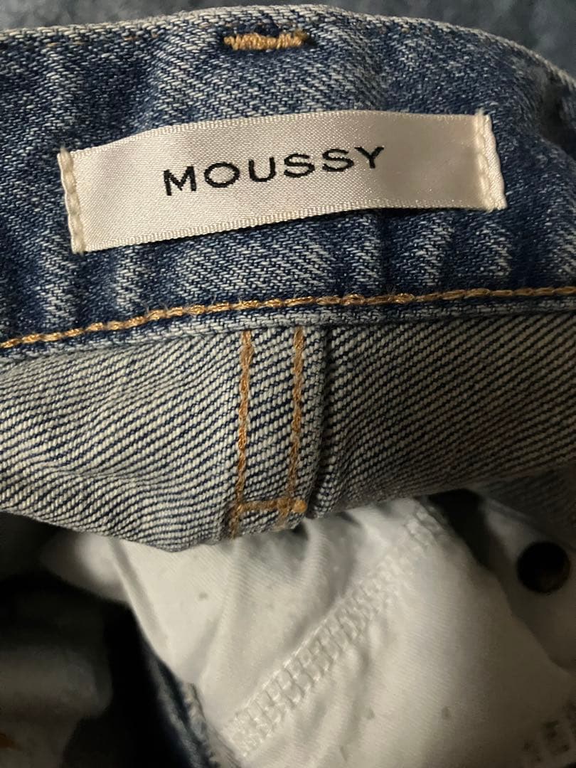 MOUSSY デニムMVS FLARE（L） MVSフレア ロングサイズ 丈長め
