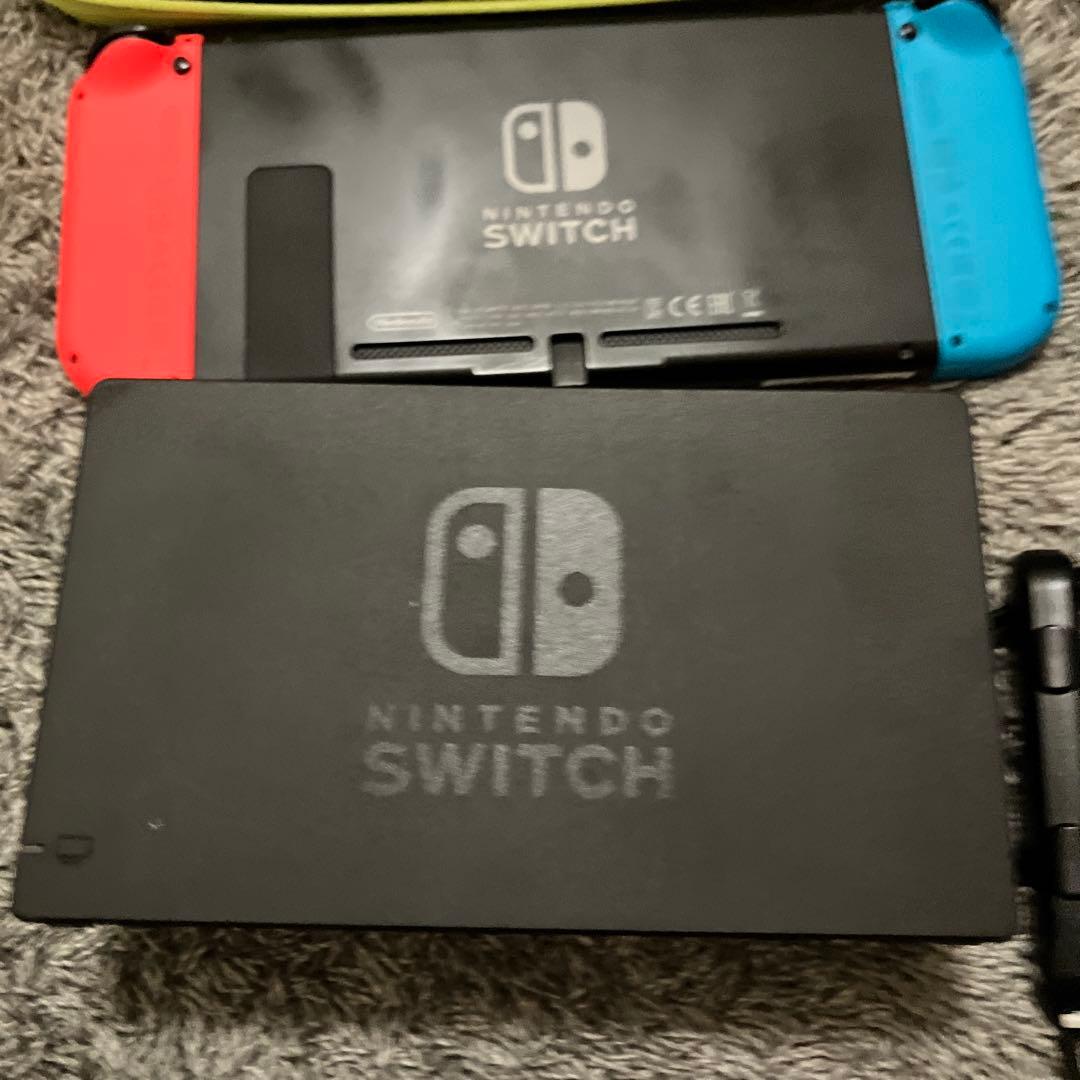 Switch 本体 青・赤　新型　スプラトゥーン　アソビ大全　ポケモン　モンハン