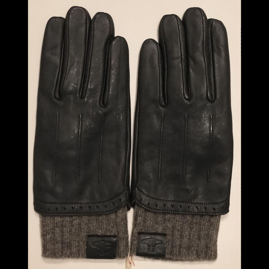 希少✰新品㊺【ヴィヴィアンウエストウッド】手袋 羊革 コンビ vivienne