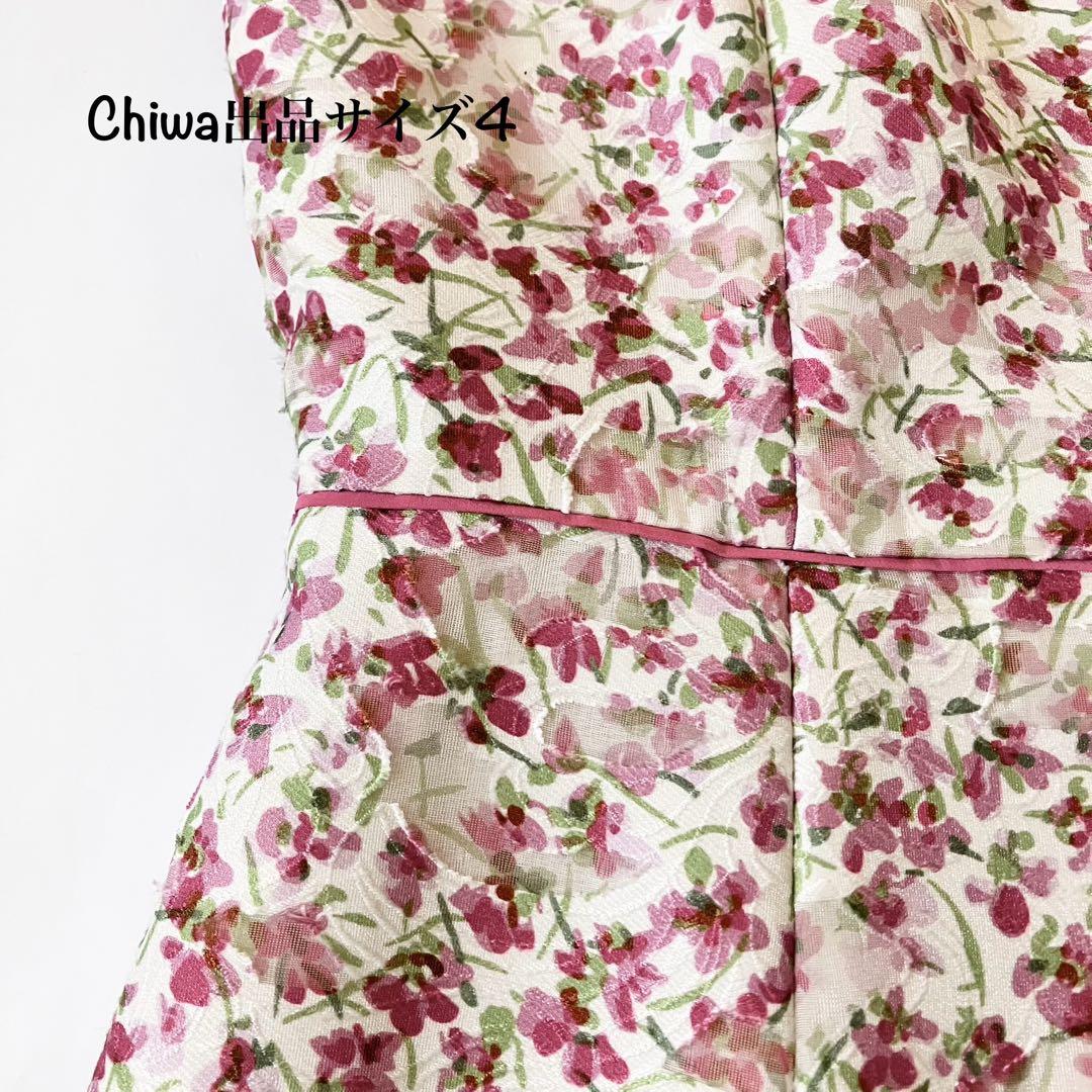 TOCCA トッカ　花柄ジャガード　ワンピース　FLEURETTEドレス　4