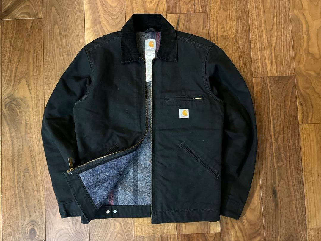 Carhartt デトロイトジャケット 黒 サイズS