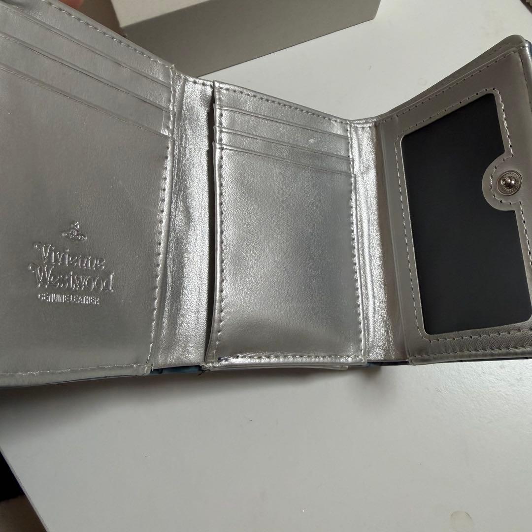 Vivienne Westwood 水色 三つ折り財布