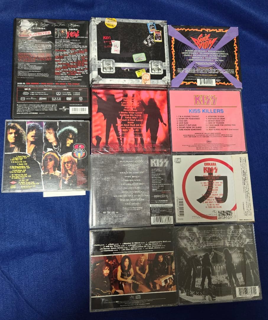 KISS 「ALIVE 」他CD全9枚　DVD １枚