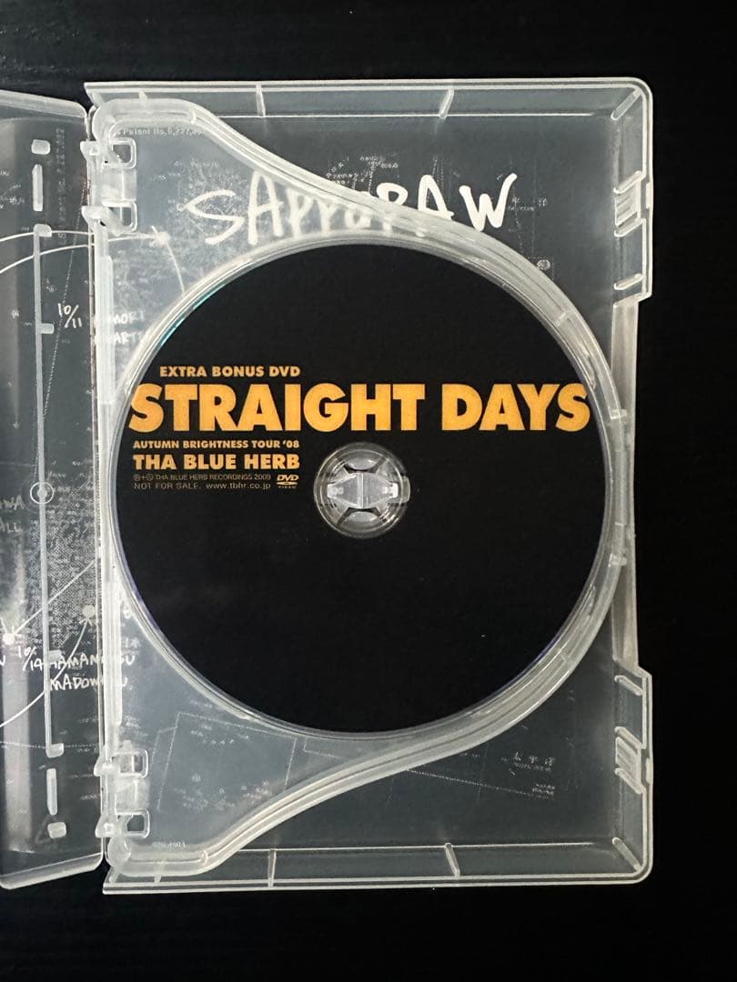 レア 3枚組 ＋おまけ THA BLUE HERB STRAIGHT DAYS