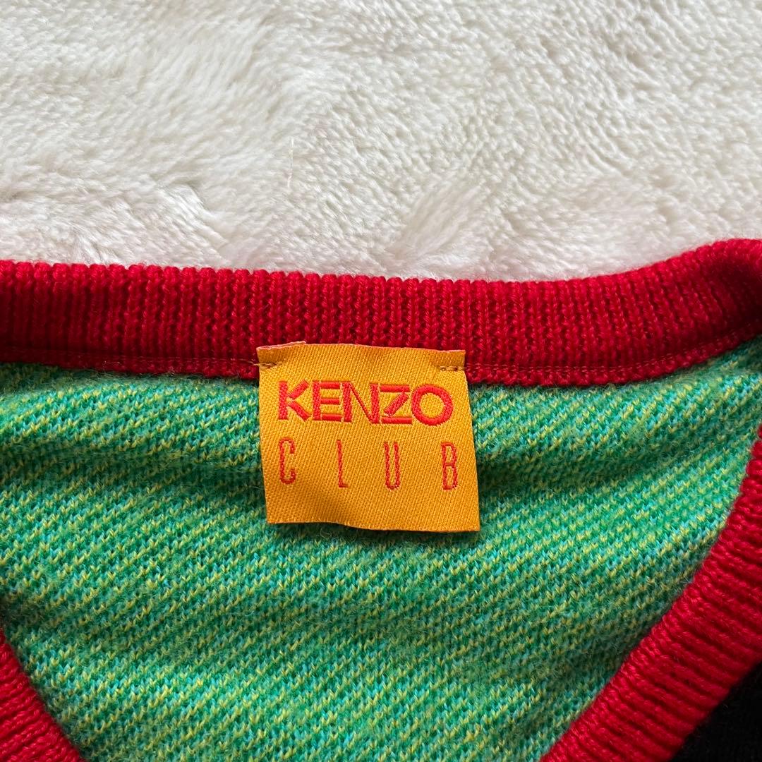 極美品✨KENZO ケンゾー　花柄カーディガン　エルカ期　M 毛100% 日本製