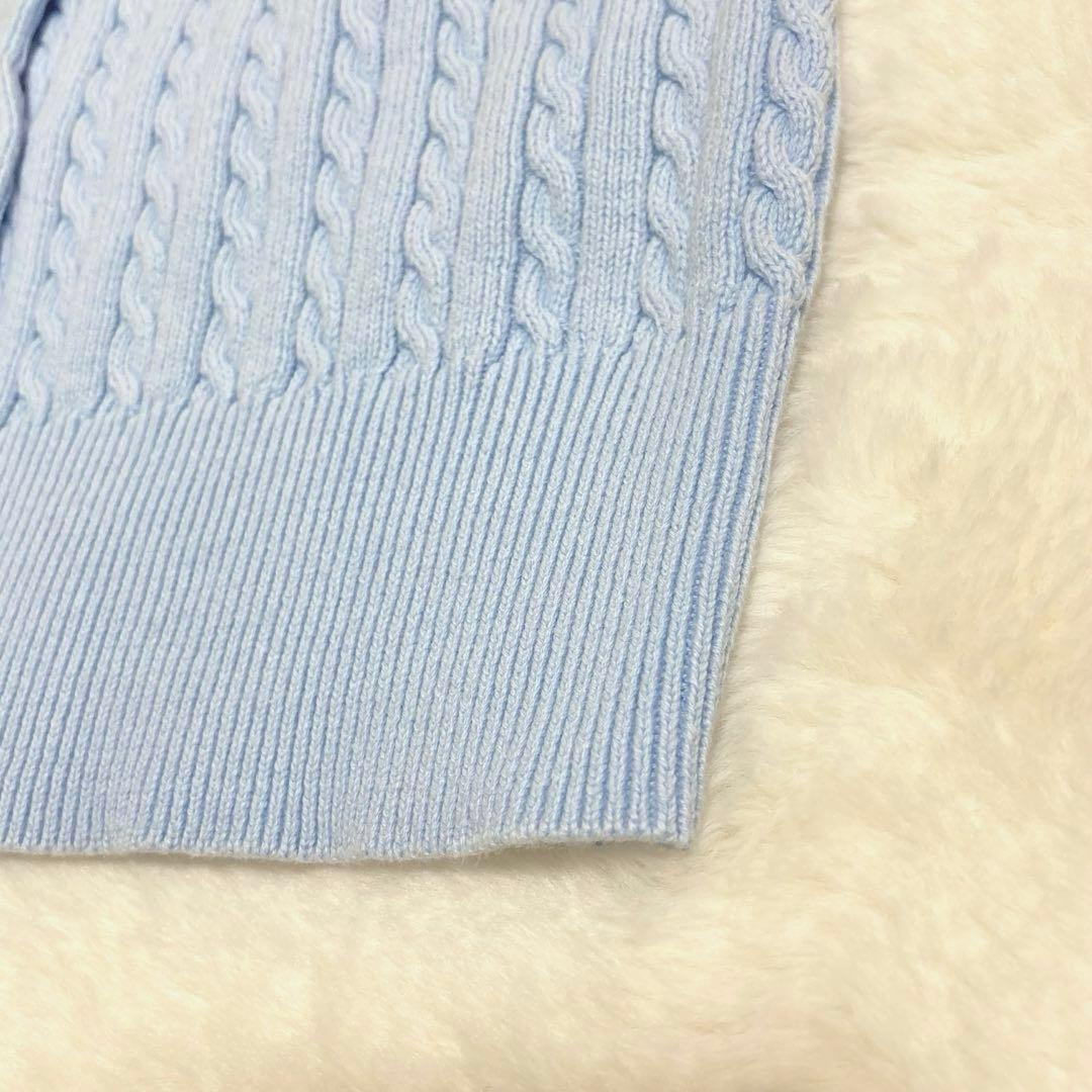 人気✨️ POLO RALPH LAUREN ロゴ 刺繍 ケーブル カーディガン