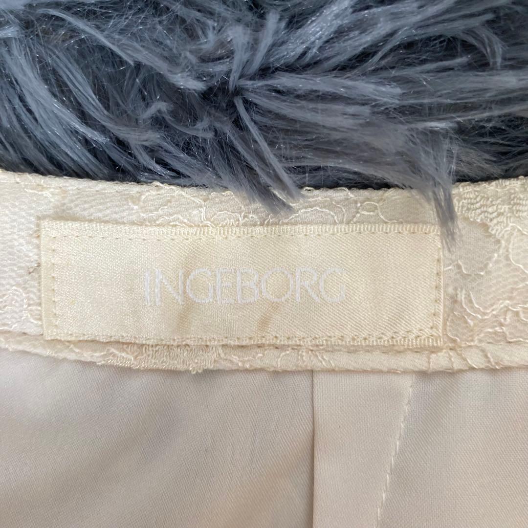 【美品】 PINK HOUSE INGEBORG 花柄レース チュールスカート