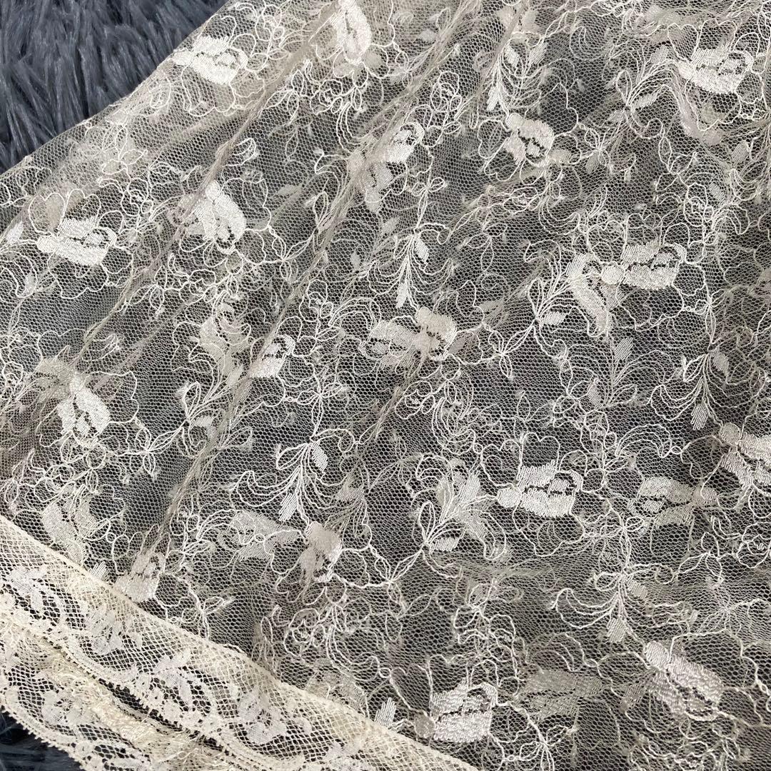 【美品】 PINK HOUSE INGEBORG 花柄レース チュールスカート