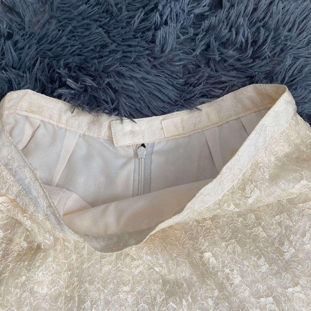 【美品】 PINK HOUSE INGEBORG 花柄レース チュールスカート