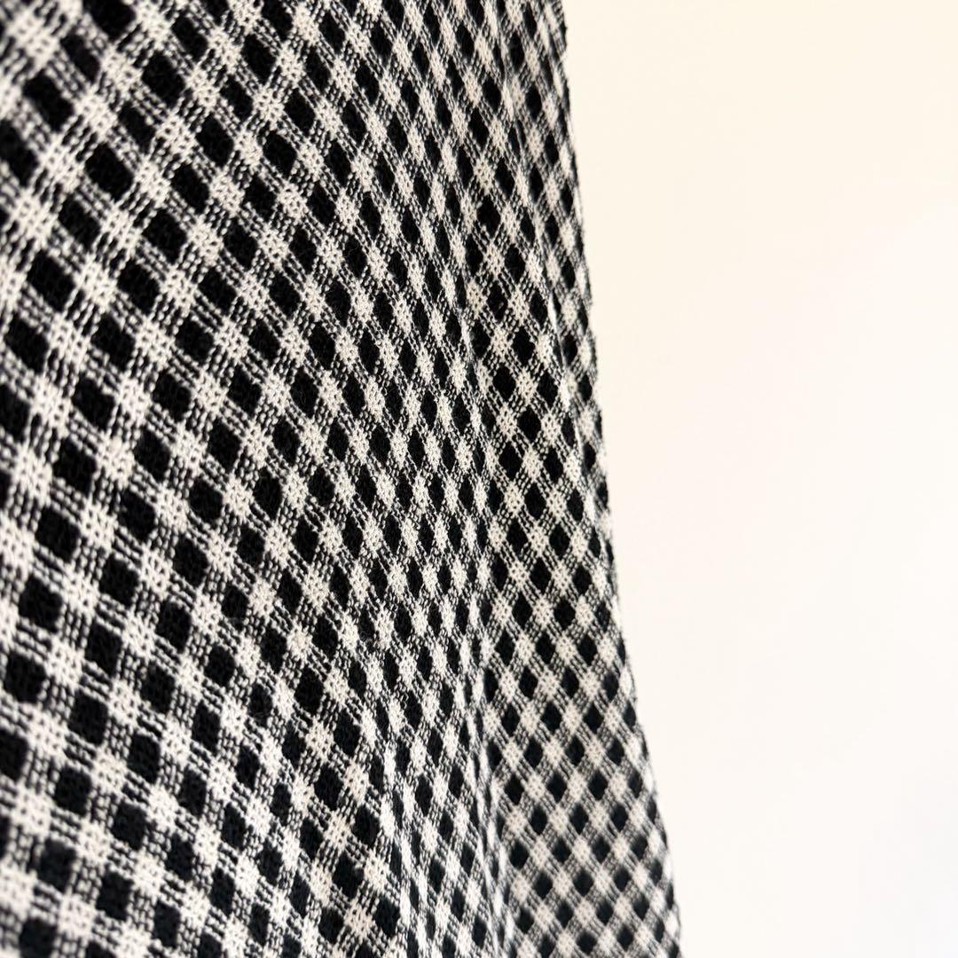 THE SHINZONE CHECK SKIRT/チェックスカート　S ロング