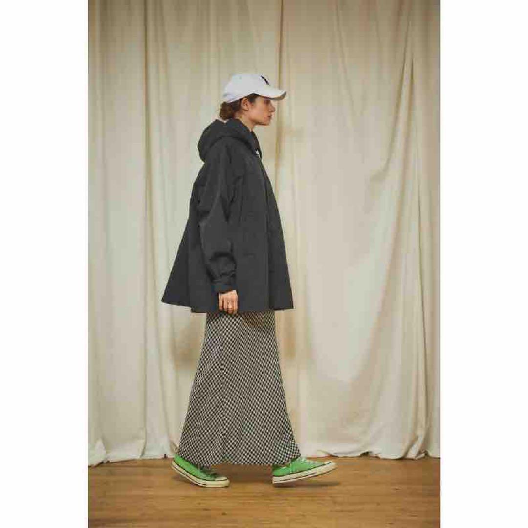 THE SHINZONE CHECK SKIRT/チェックスカート　S ロング