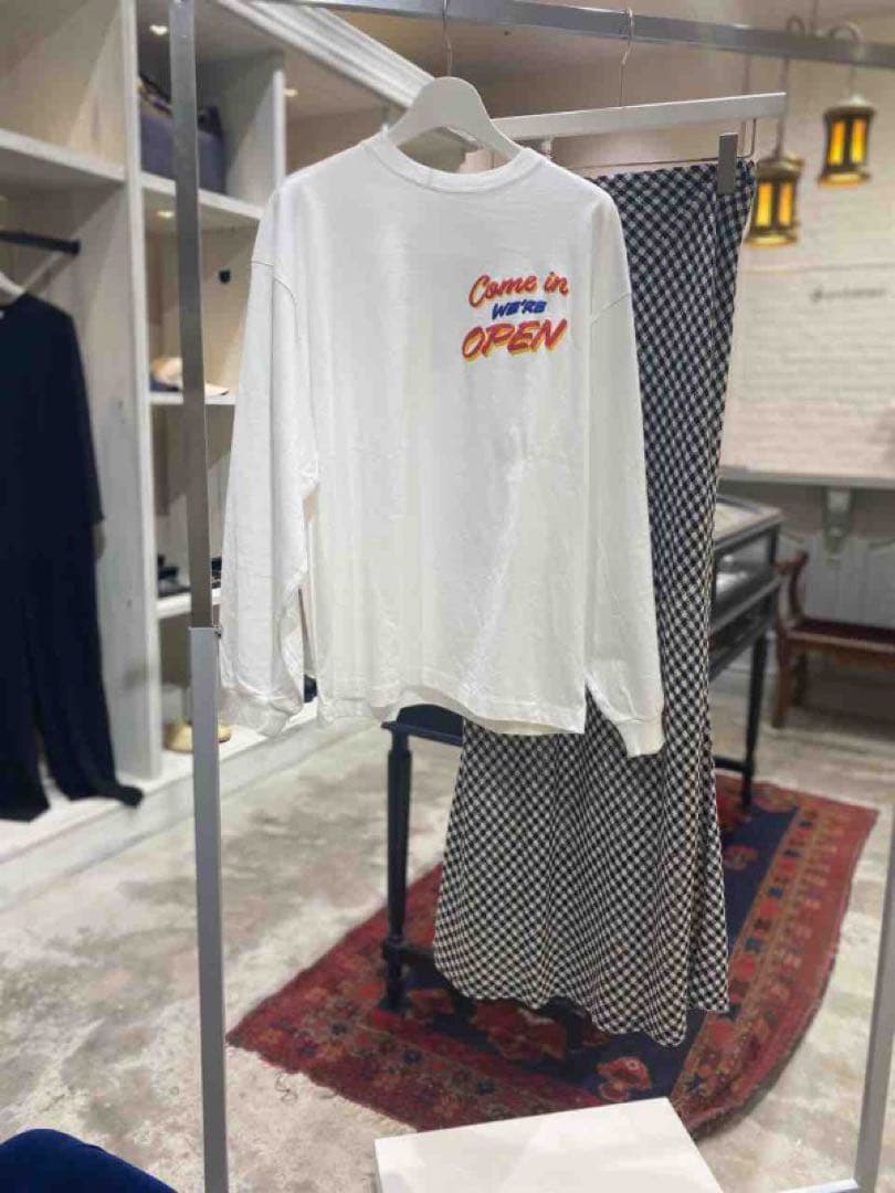 THE SHINZONE CHECK SKIRT/チェックスカート　S ロング
