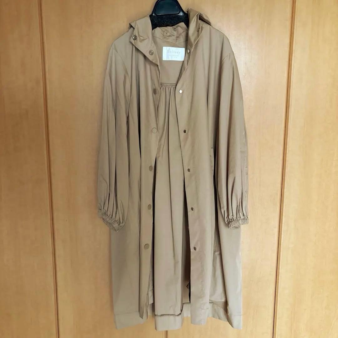 タグ付き完売品ライトタフタフーデッドコートBallsey36 39,600円