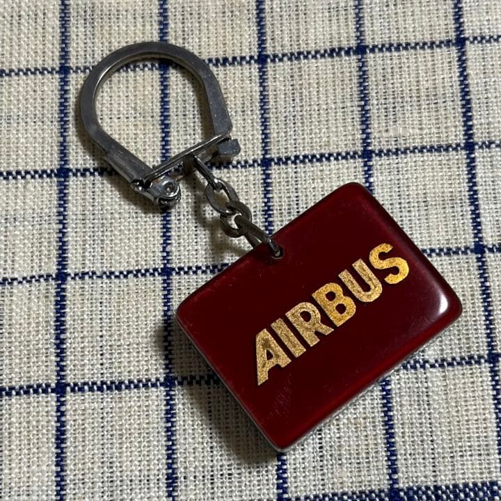 70年代フランスキーホルダー　エールフランス　AIR FRANCE AIRBUS