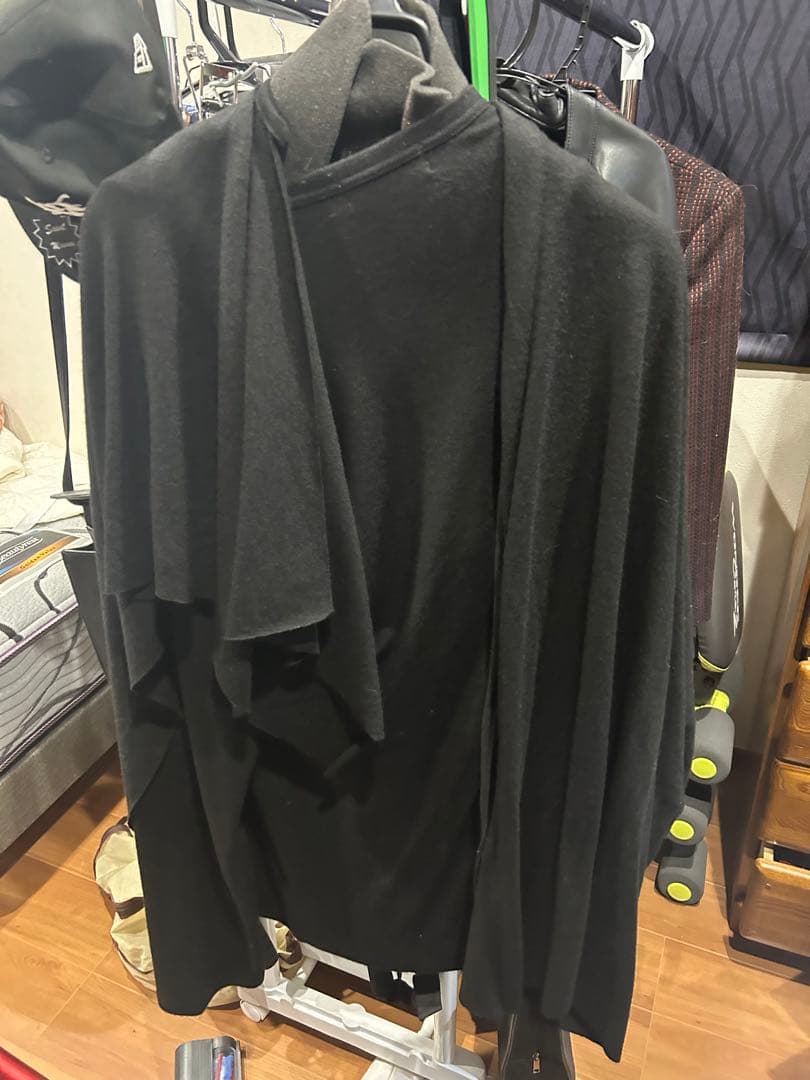 yohji yamamoto 　pour hoomeストール付Tシャツ
