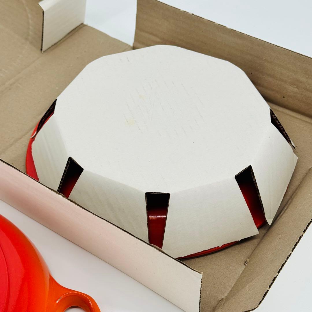 未使用 LE CREUSET ルクルーゼ ビュッフェ キャセロールオレンジ26