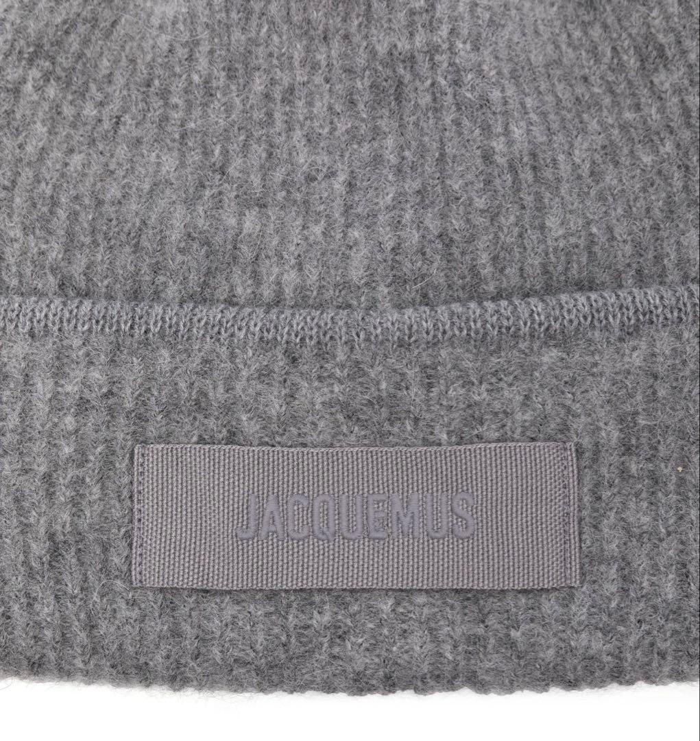 【JACQUEMUS】 ジャックムス ニット帽 グレー
