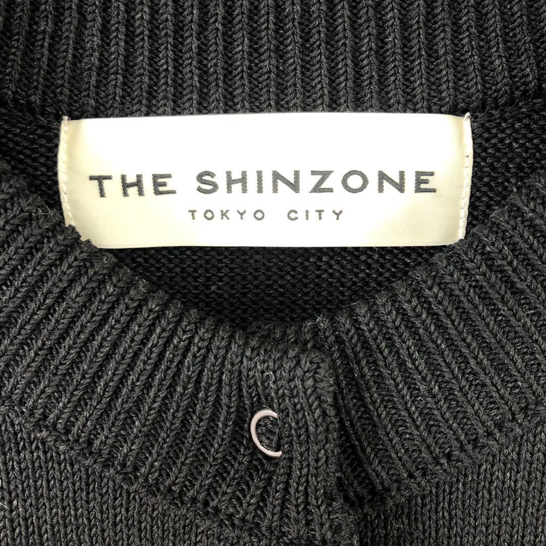 THE SHINZONE ロングリブカーディガン F ブラック