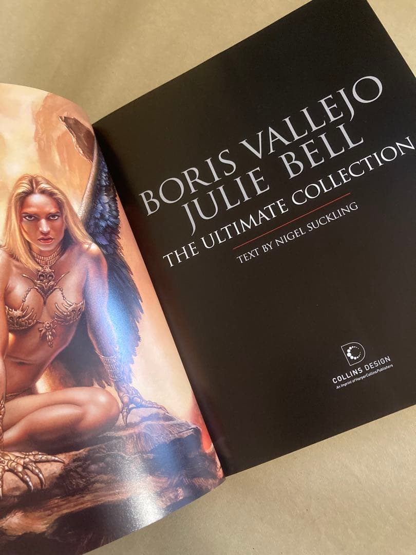 BORIS VALLEJO JULIE BELL 作品集　イラスト　芸術