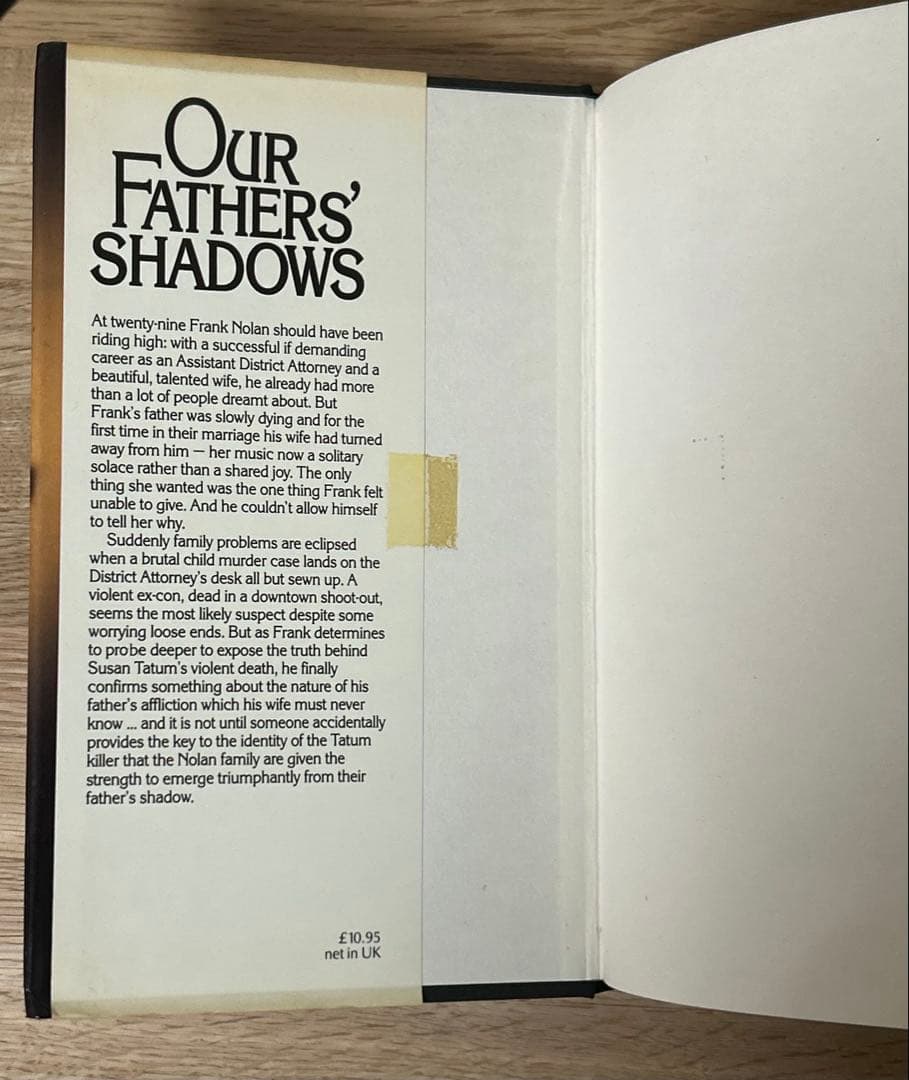 【中古品】Our Fathers' Shadows by Jack Fuller