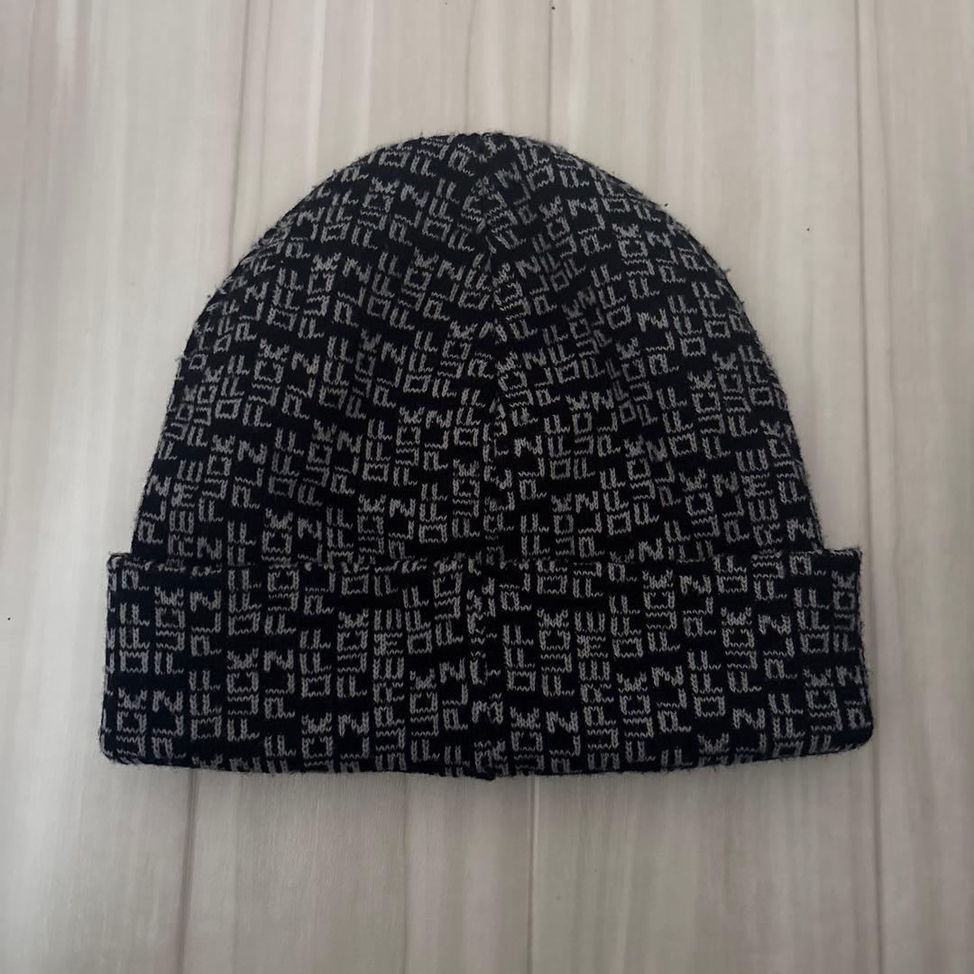［美品】Supreme 25SS Fuck Off Beanie (Black)