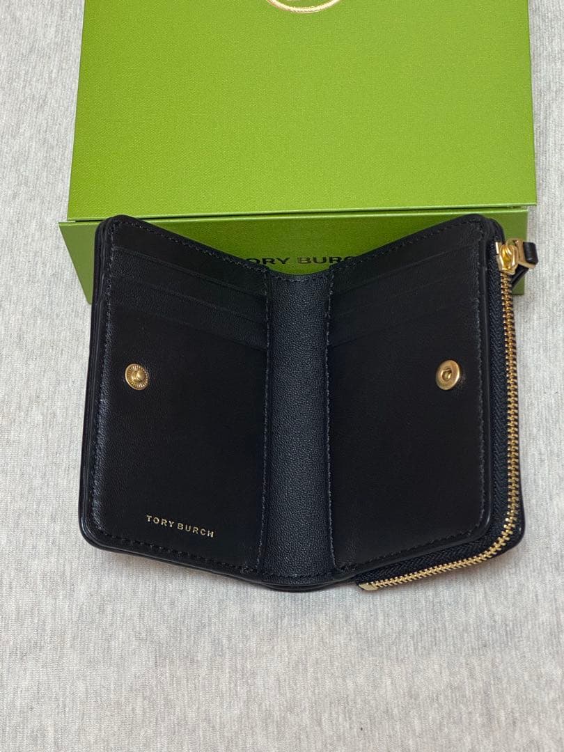 ☺*︎様 TORY BURCH ブラックレザー折り財布