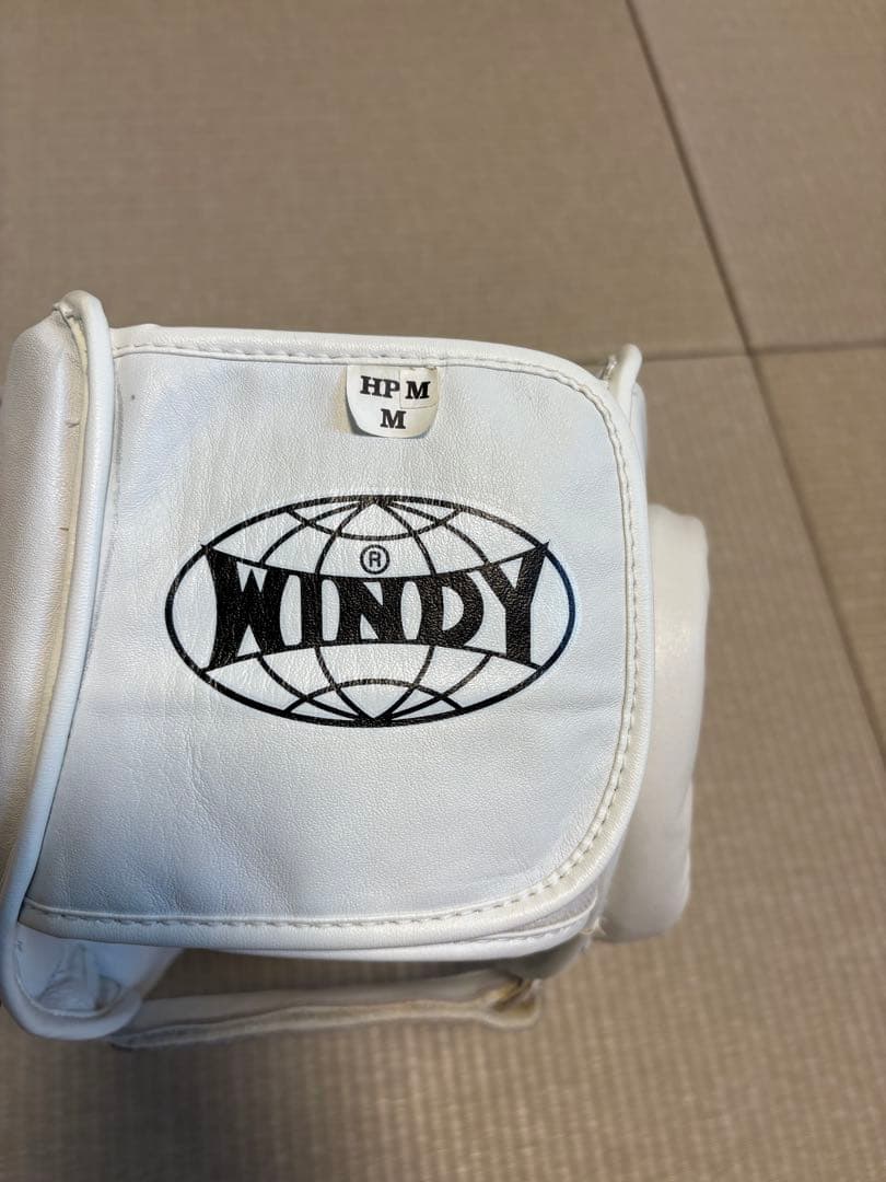 美品　WINDY ヘッドギア ホワイト Mサイズ　フルフェイス