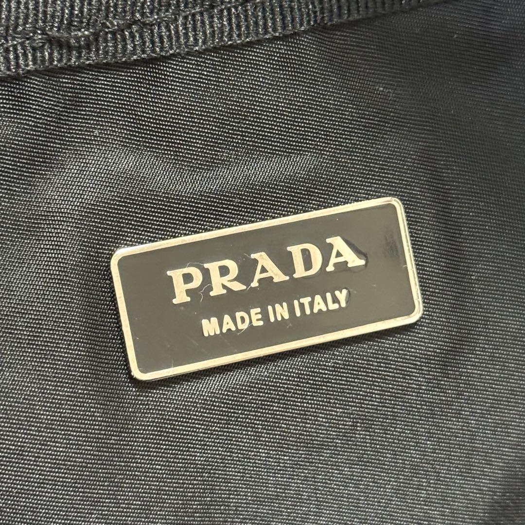 PRADA プラダ テスート ナイロン ボストンバッグ ブラック 持ち手レザー