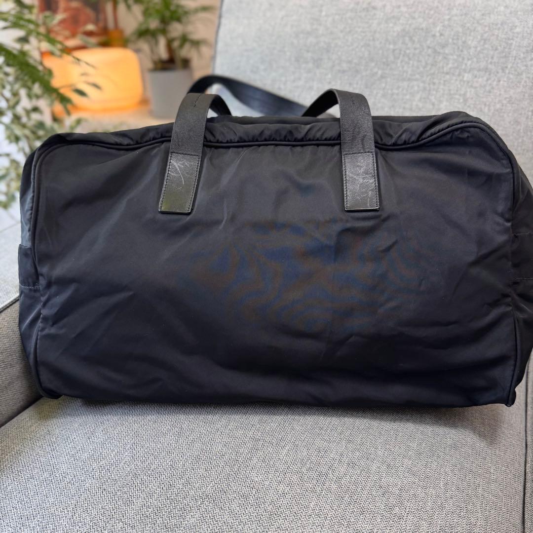 PRADA プラダ テスート ナイロン ボストンバッグ ブラック 持ち手レザー