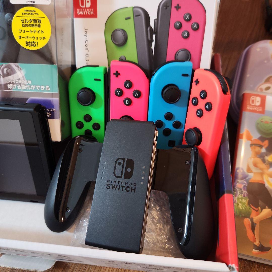 Nintendo Switch 本体 ジョイコン ゲームソフト付き