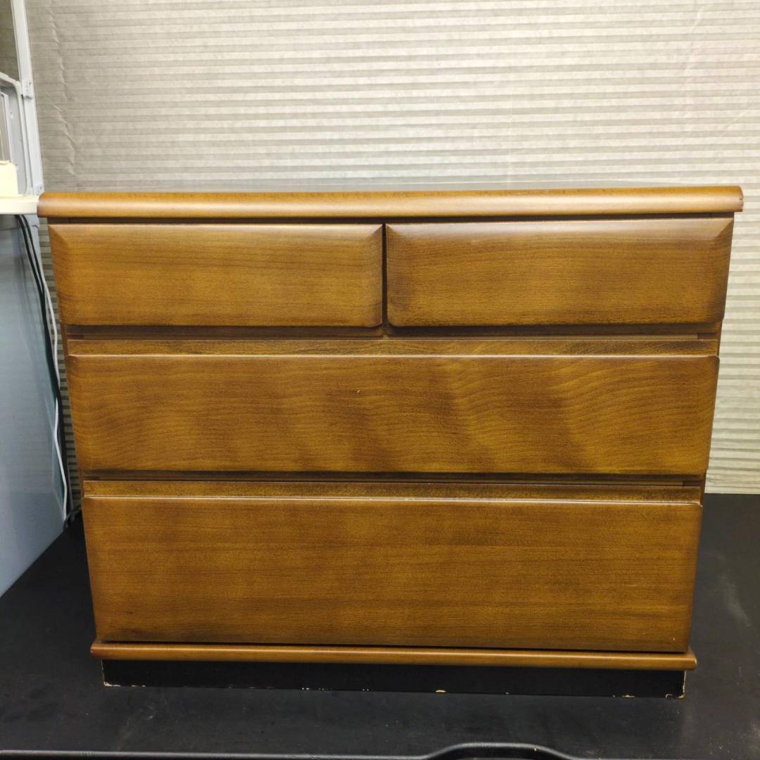 ☆カリモク家具　３段チェスト　ミニ箪笥　日本製