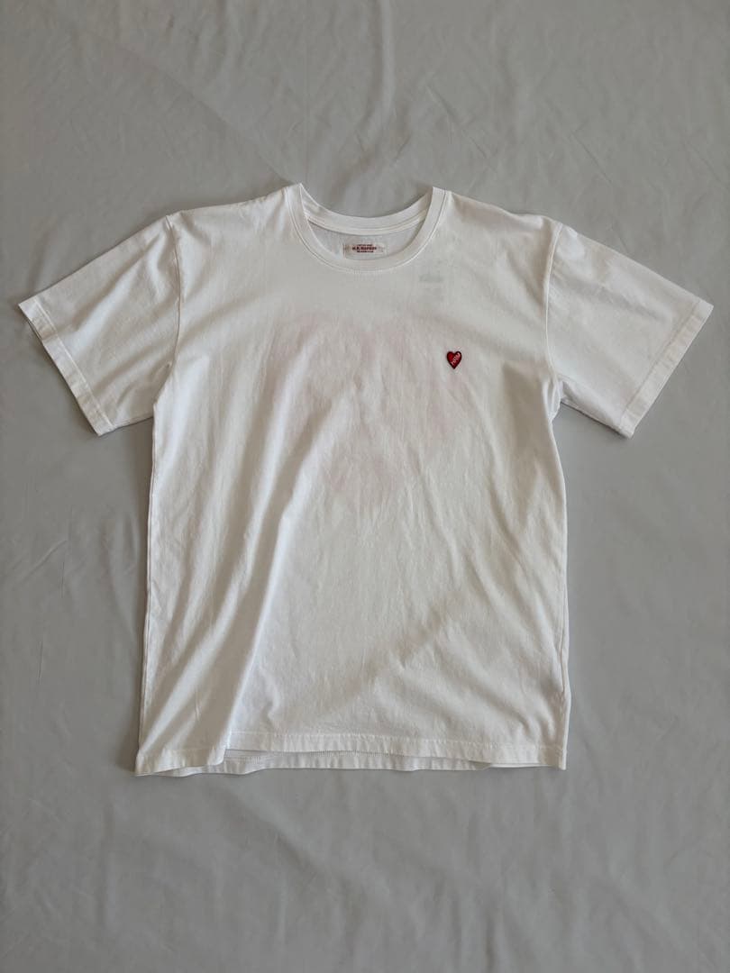 HRM ハートロゴTシャツ ホワイト L 新品タグ付