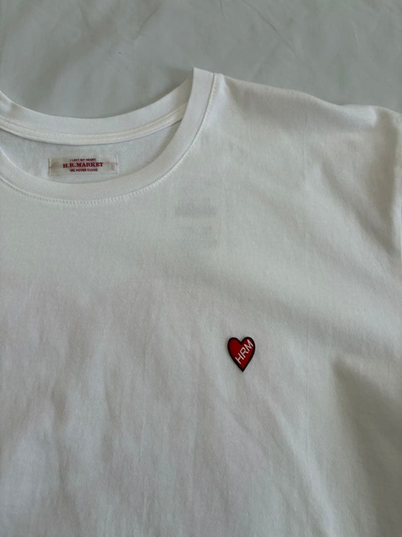HRM ハートロゴTシャツ ホワイト L 新品タグ付