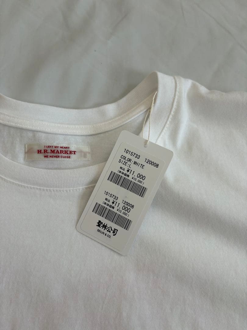 HRM ハートロゴTシャツ ホワイト L 新品タグ付