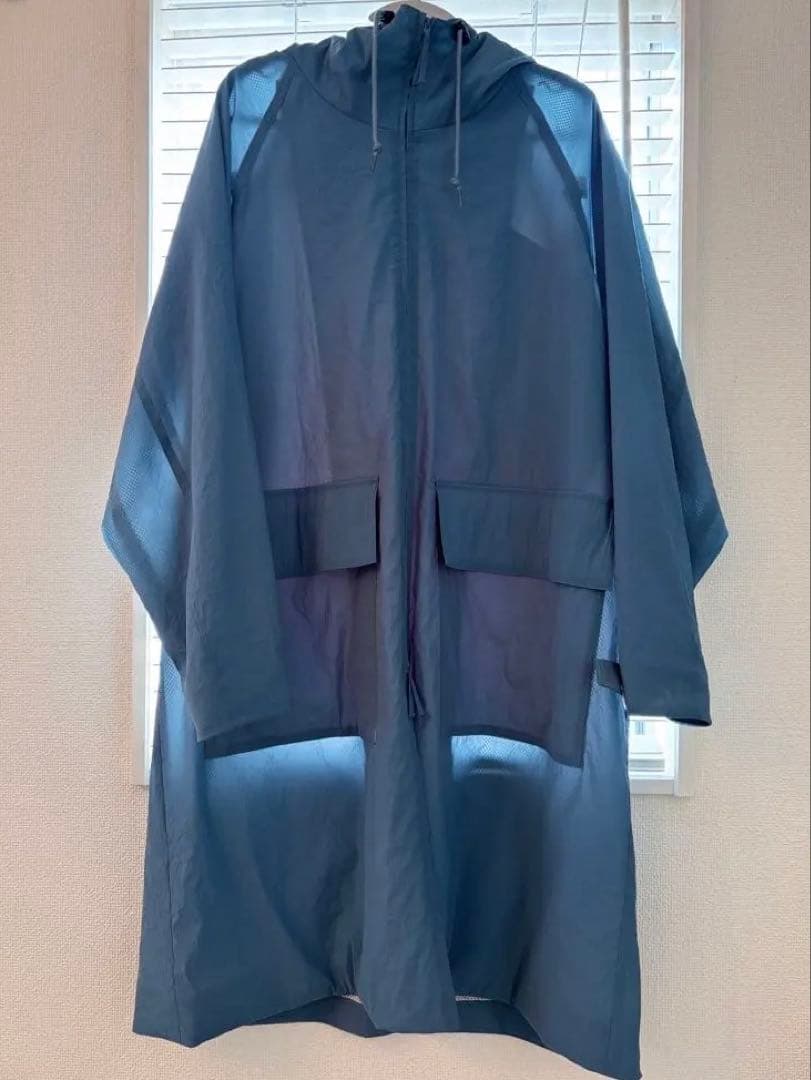 【美品/2回着用】ATON rain parka 撥水 スプリングジャケット