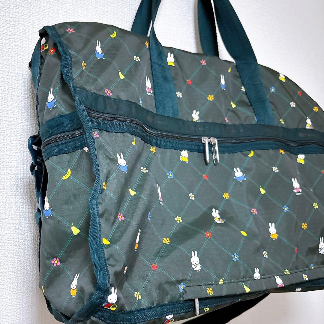 LeSportsac ミッフィー ボストンバッグ 大容量 旅行 キャリーオン