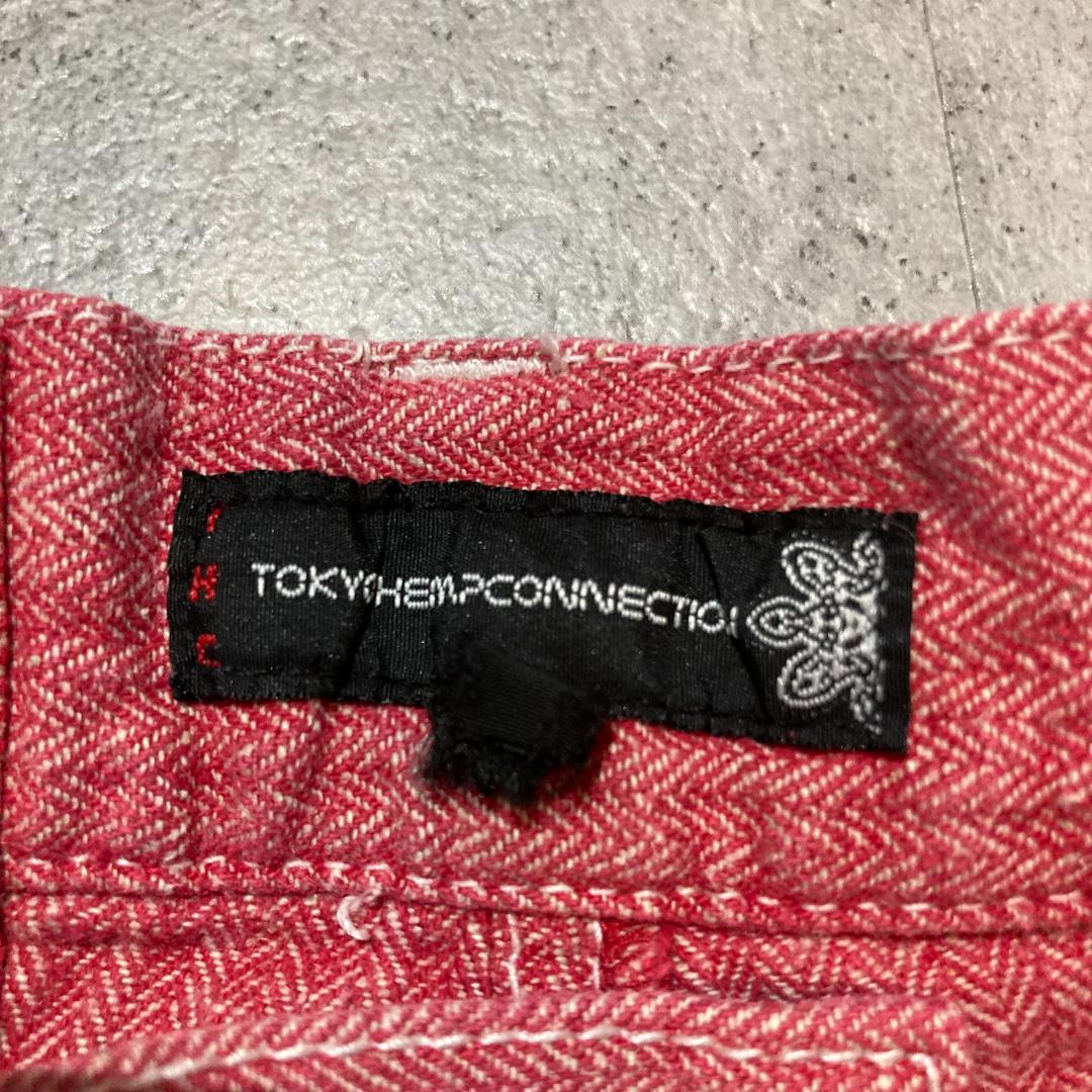 【THC】トウキョウヘンプコネクション ヘンプ コットン ヘリンボーンパンツ