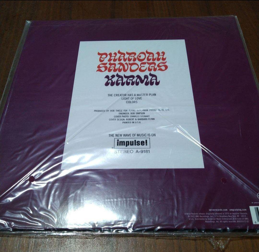 ファラオ・サンダース　カルマ　アコースティック・サウンズ　高音質・重量盤LP