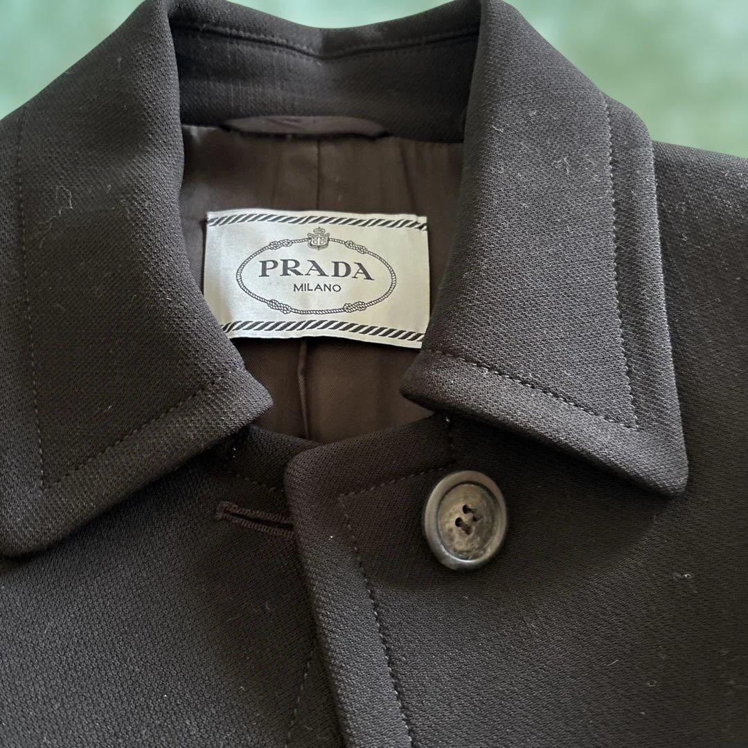PRADA 濃紺 ロングコート
