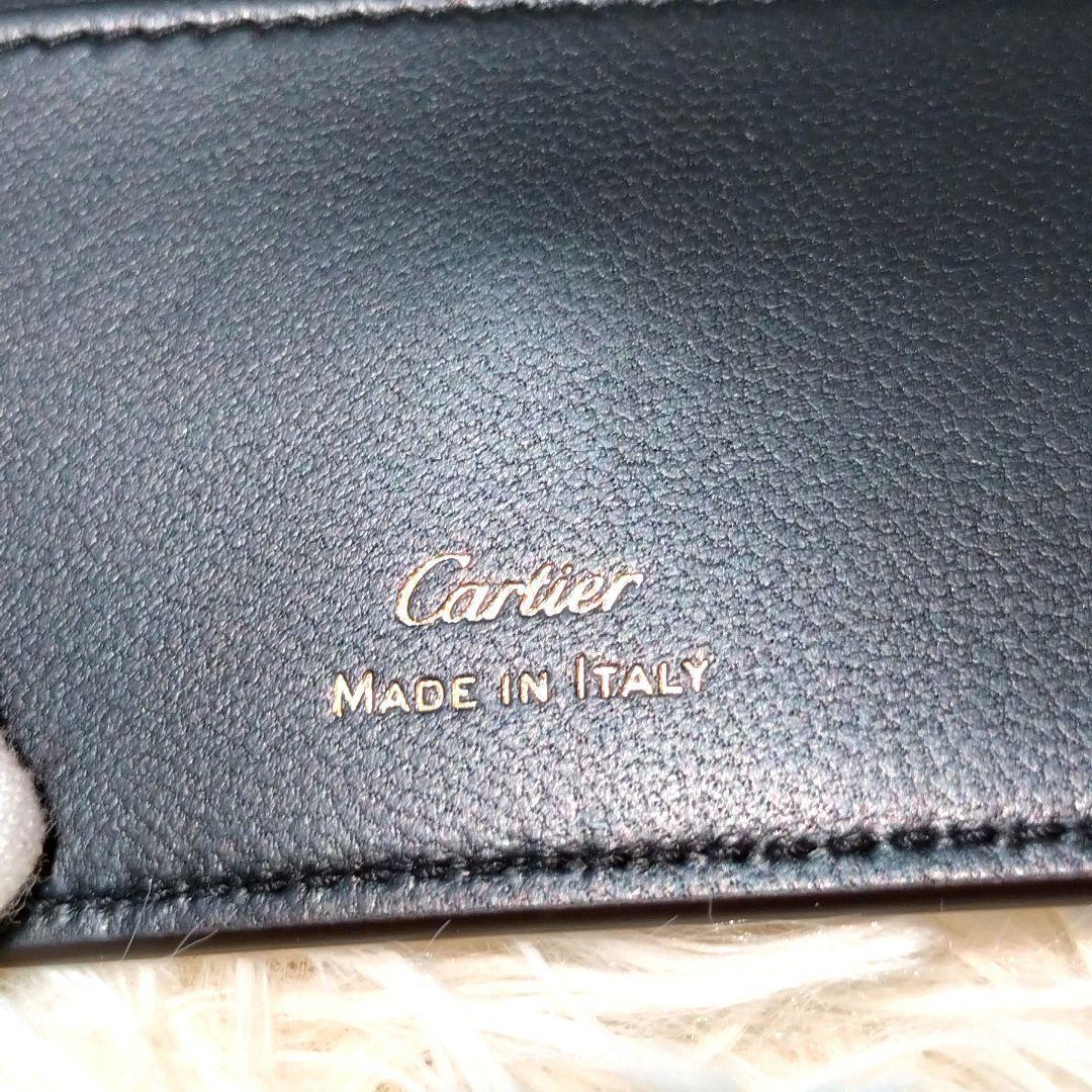 【現行品】新品　C ドゥ カルティエ　キーケース　6連　サフィアノレザー　黒