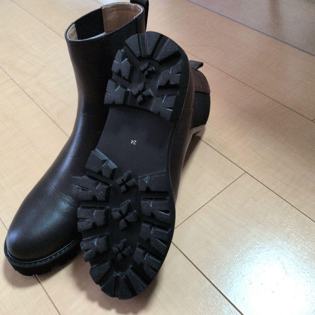 北欧暮らしの手帖　ショートサイドゴアブーツ（ブラウン）新品未使用　24cm
