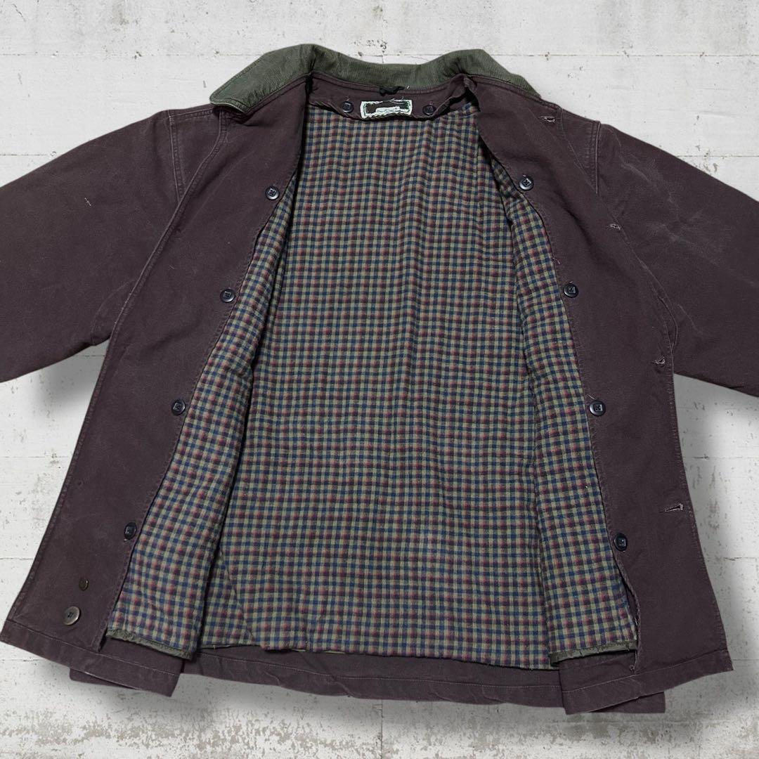 MKT L.L.Beanハンティングジャケット襟コーデュロイダック地XL
