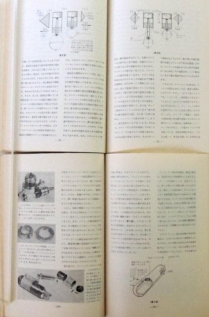 模型用エンジンマニュアル　上巻・下巻 2冊セット　電波実験社　昭和48-49発行