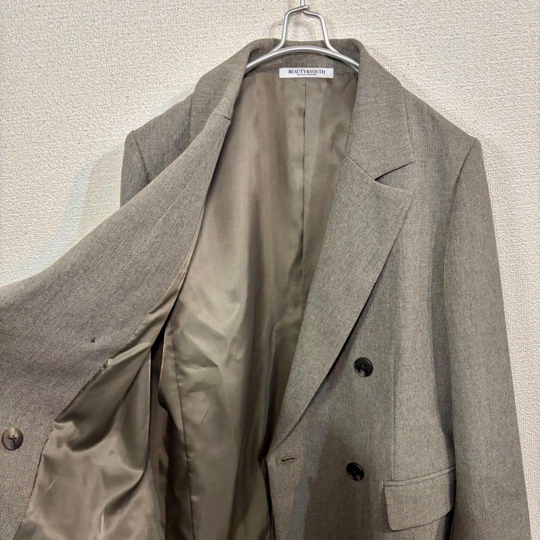 BEAUTY&YOUTH UNITED ARROWS ダブルジャケット グレー
