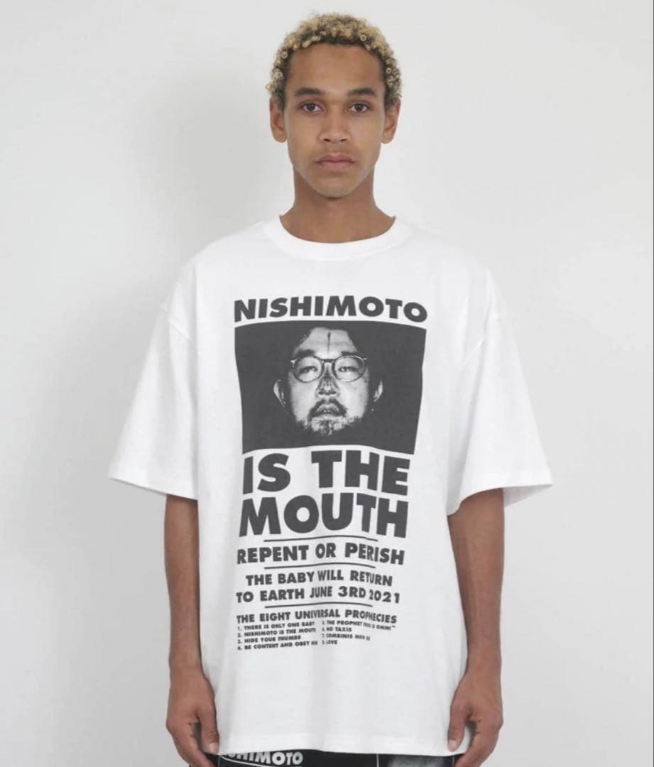 NISHIMOTO IS THE MOUTH Tシャツ Lサイズ ホワイト
