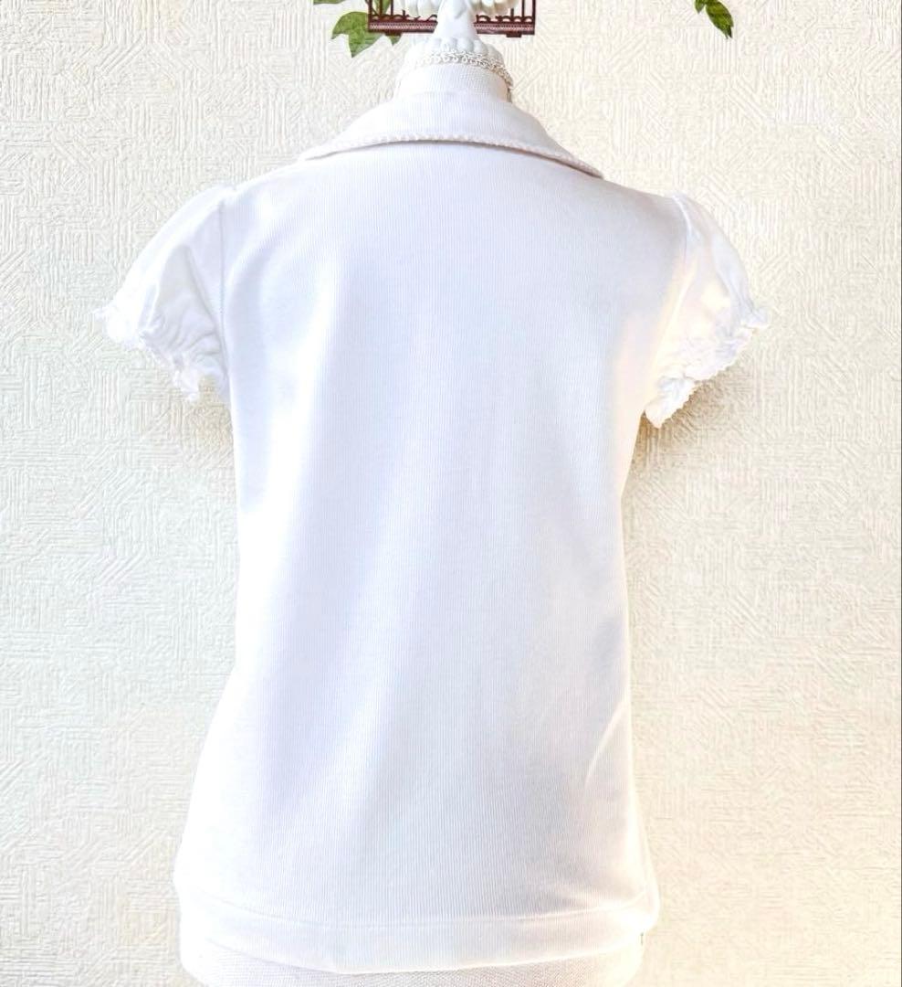 【おすすめ】familiar 可愛い刺繍 ブラウスとワンピース 90cmのセット