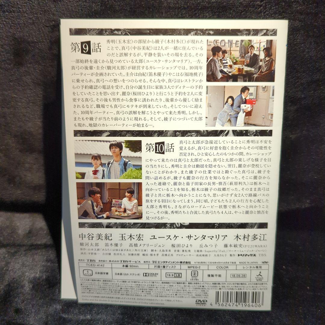 中谷美紀　玉木宏　あなたには帰る家がある DVD　6巻 全巻セット