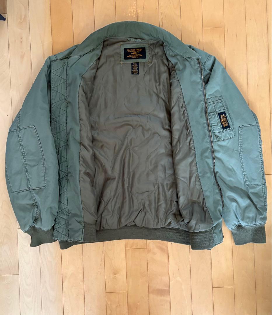 90s polo jeans MA-1 フライトジャケット