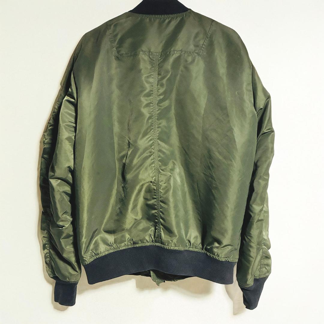 DIESEL ボンバージャケット MA-1 カーキ Sサイズ