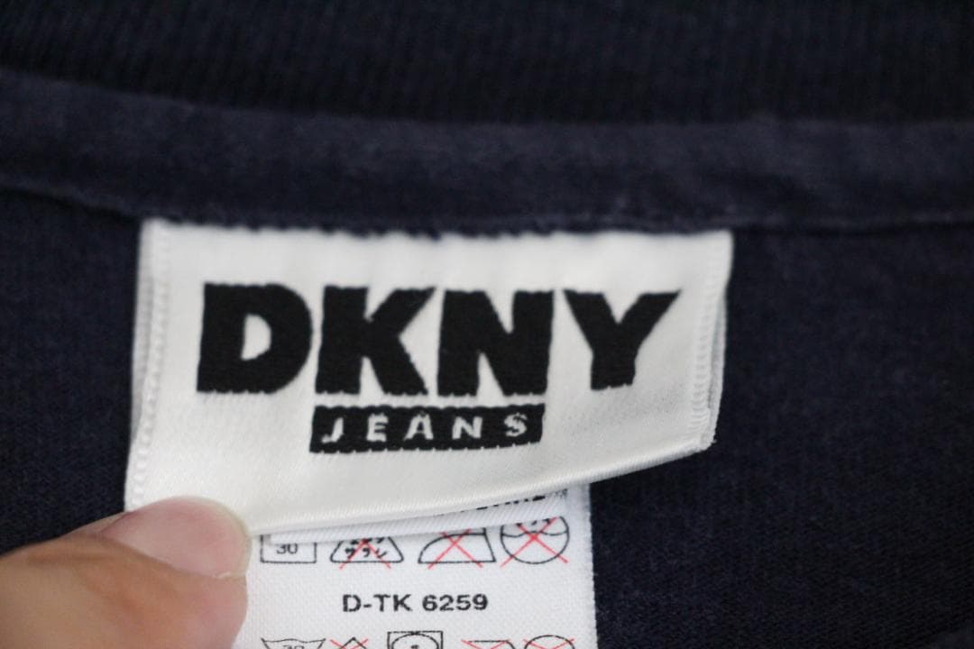 90s USA製 DKNY NYC　ロゴTシャツ　ダナキャラン　ニューヨーク